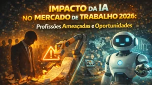 Impacto da IA no Mercado de Trabalho 2026: Profissões Ameaçadas e Oportunidades