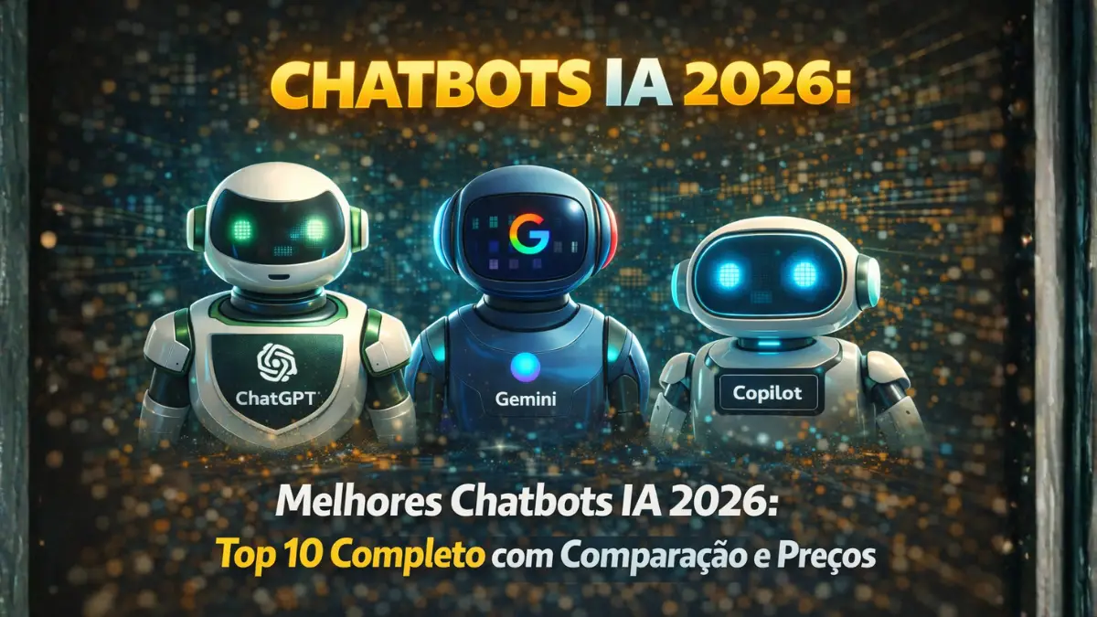 Melhores Chatbots IA 2026: Top 10 Completo com Comparação e Preços